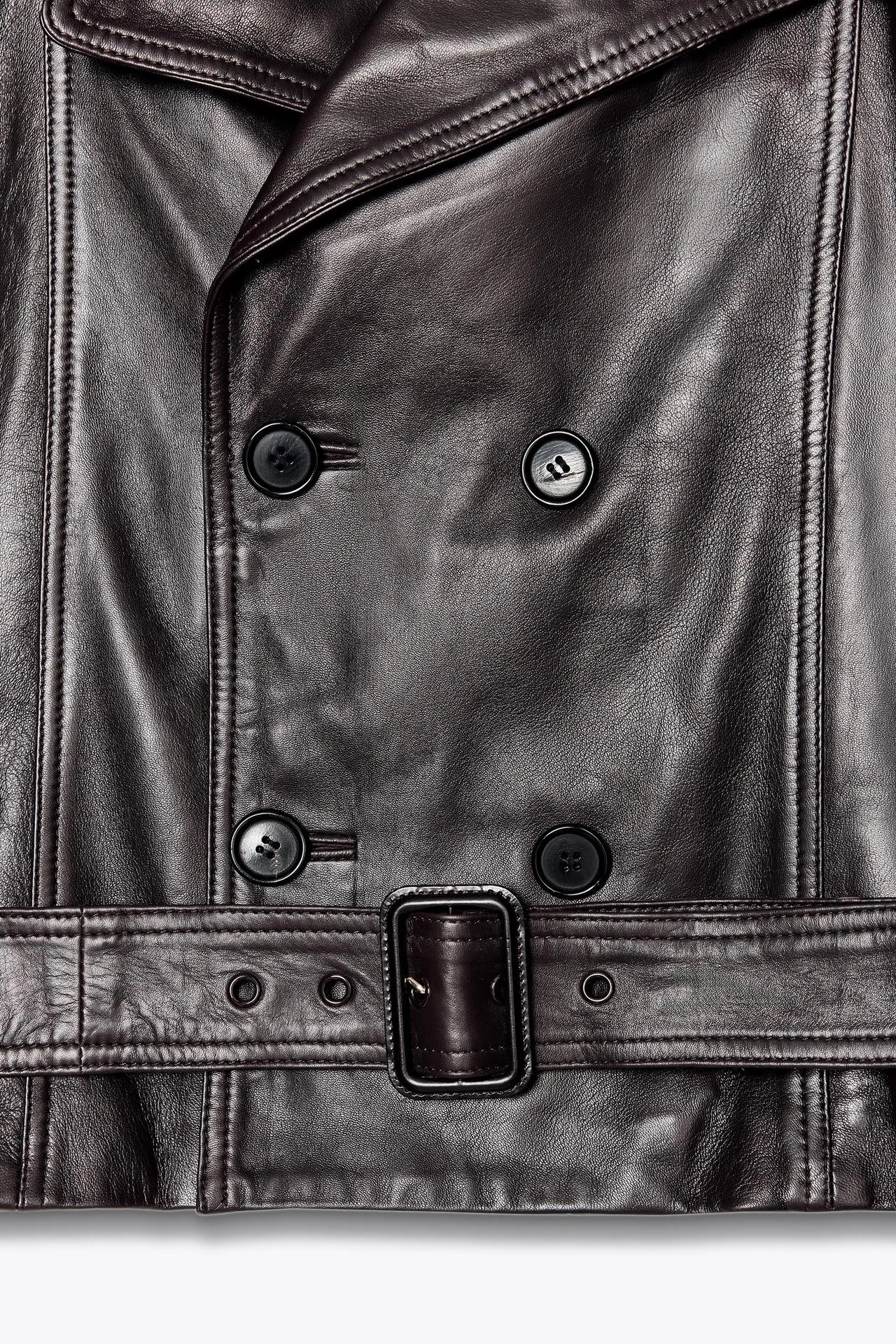 100% leather biker jacket ZW Collection limited edition