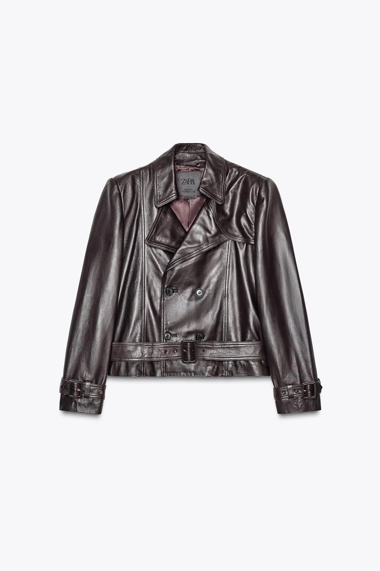 100% leather biker jacket ZW Collection limited edition