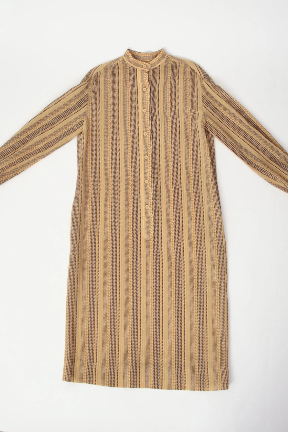1970s Christian Dior Woven Midi Dress