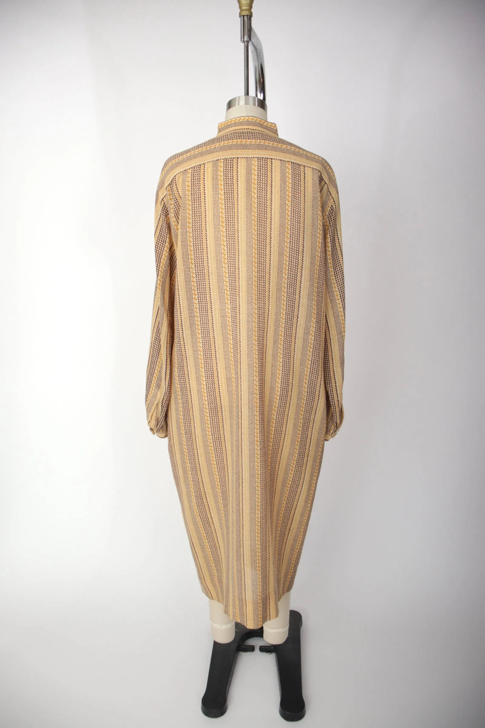 1970s Christian Dior Woven Midi Dress