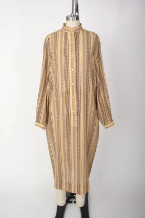 1970s Christian Dior Woven Midi Dress