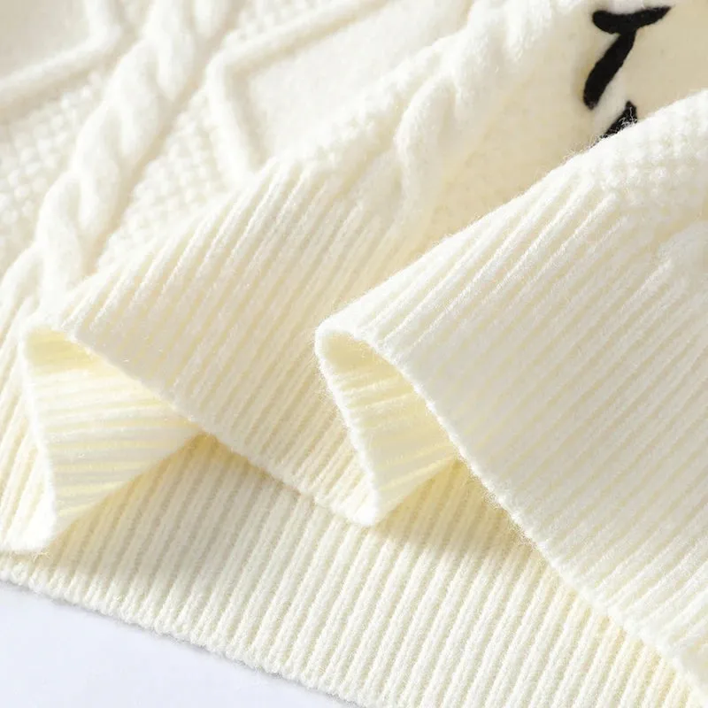 2024 New Autumn Winter High End Thick Warm Knit Sweater Men Fashion Argyle Plaid Pullover Sweaters Korean Harajuku Mens Jumpers