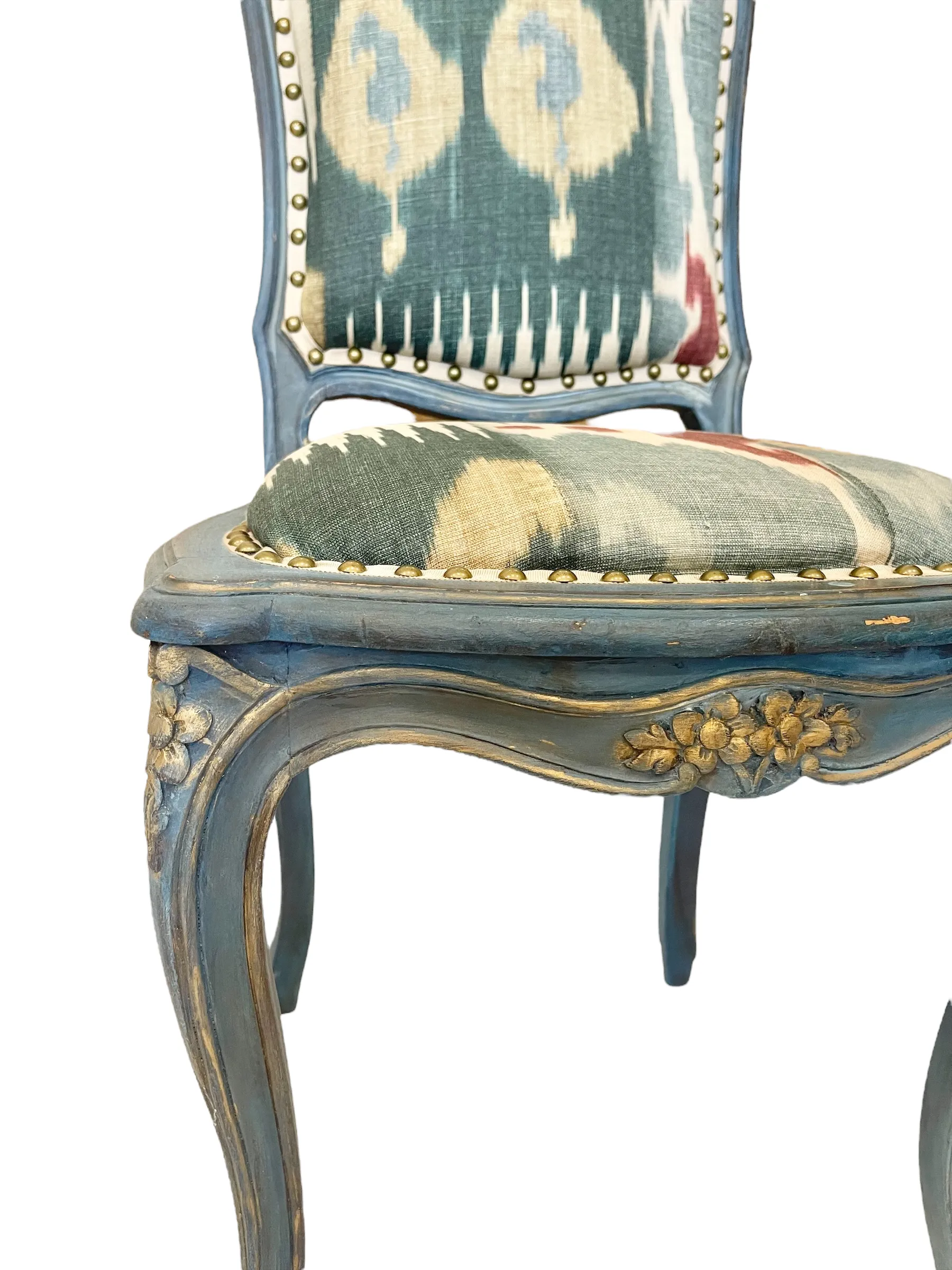 A Pair, Antique French Side Chairs