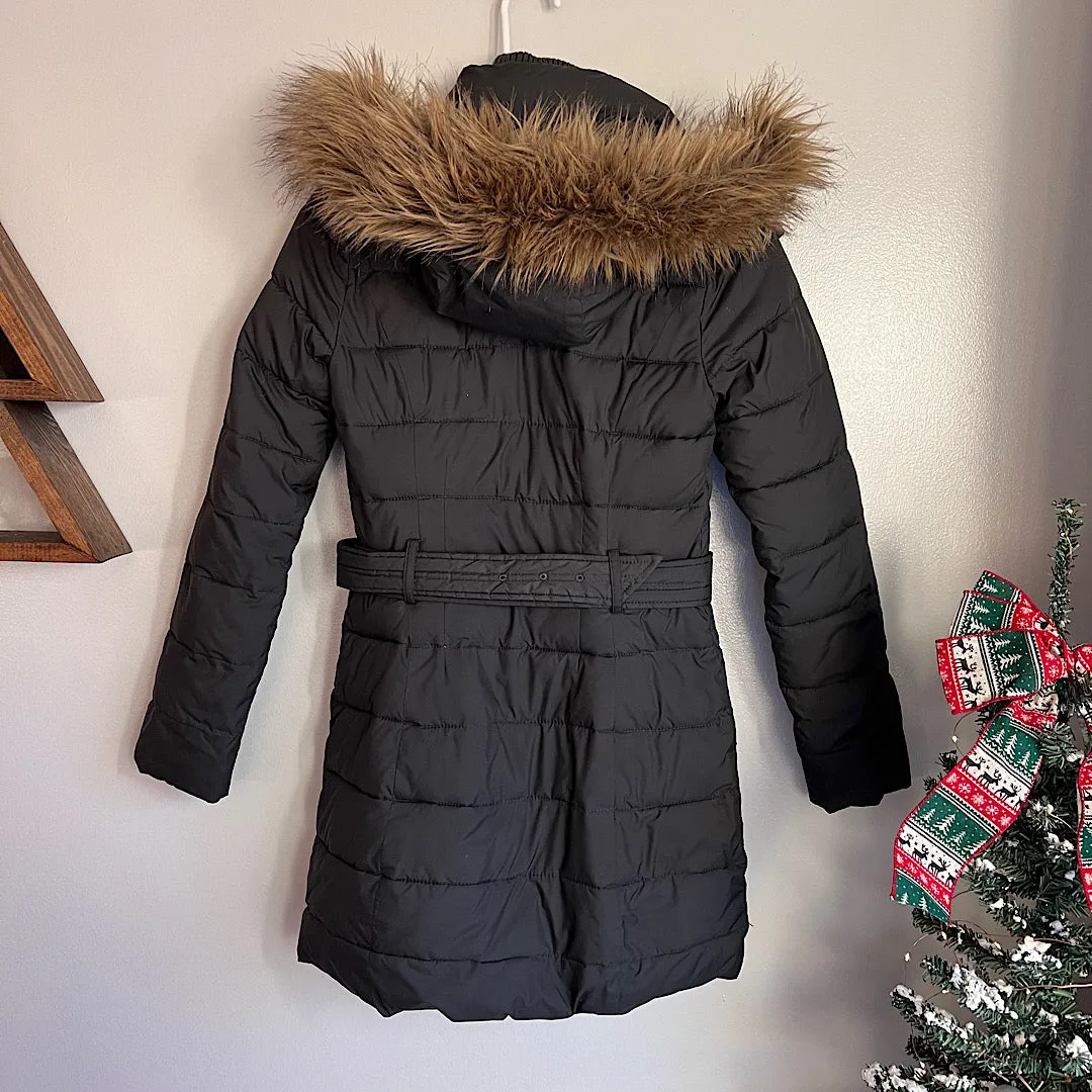 Abercrombie & Fitch Long Down Puffer Jacket