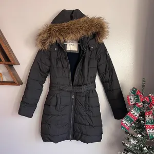 Abercrombie & Fitch Long Down Puffer Jacket