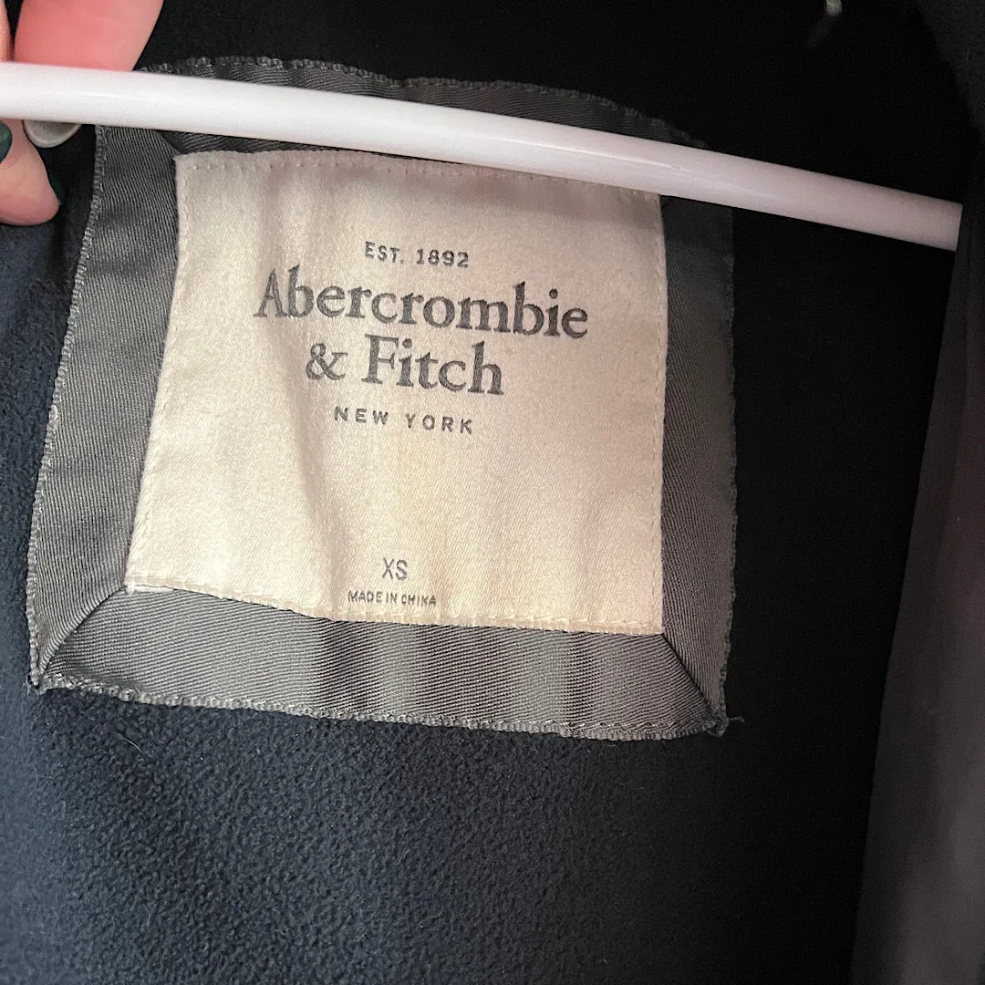 Abercrombie & Fitch Long Down Puffer Jacket