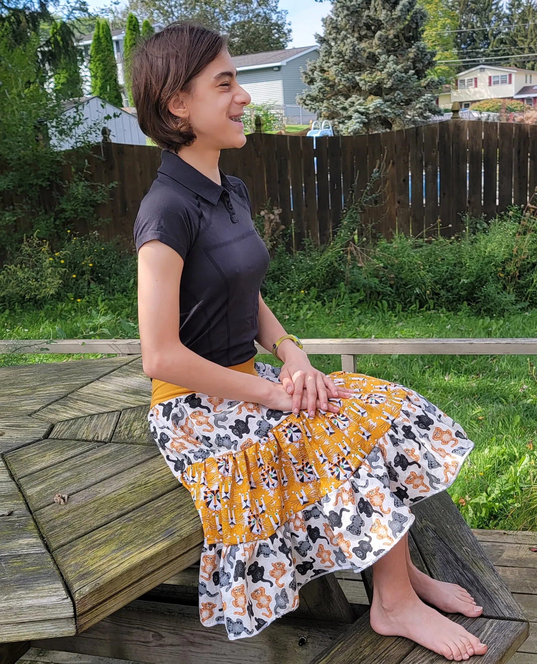 Add a Gathered Skirt to Anything