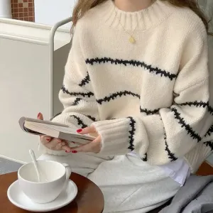 Aesthetic Striped Sweater for a Cozy Modern Look
