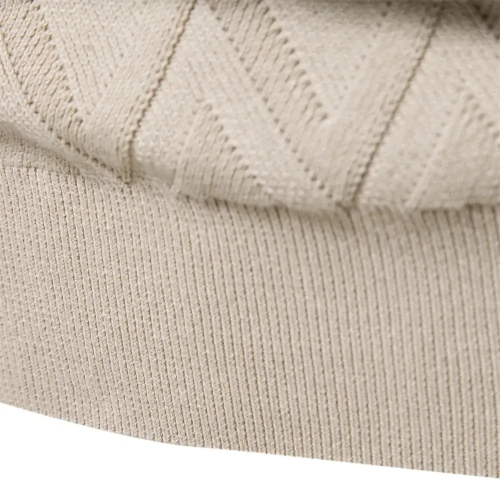AIOPESON Argyle Basic Men Sweaters Solid Color O-neck Long sleeve Knitted Male Pullover Winter Fashion New Warm Sweaters for Men