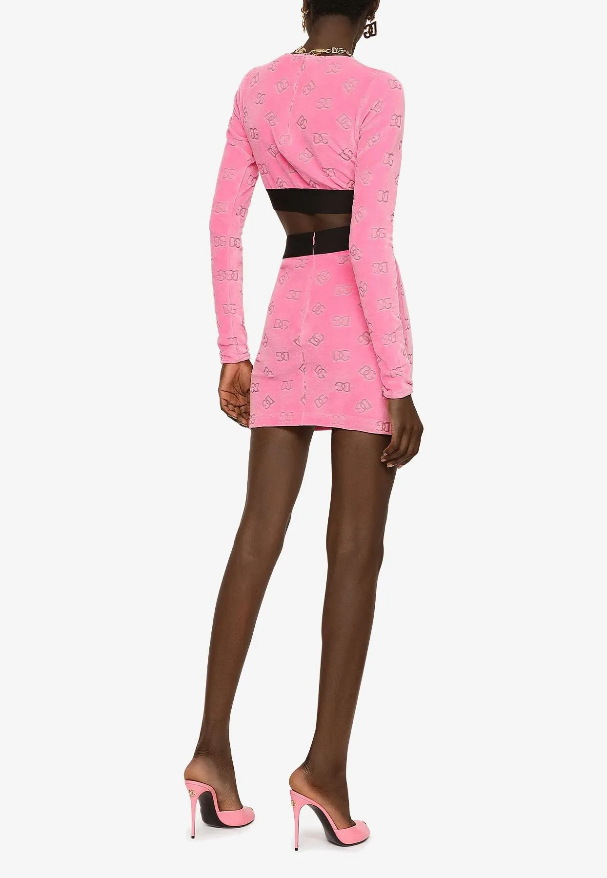 All-Over Logo Mini Skirt