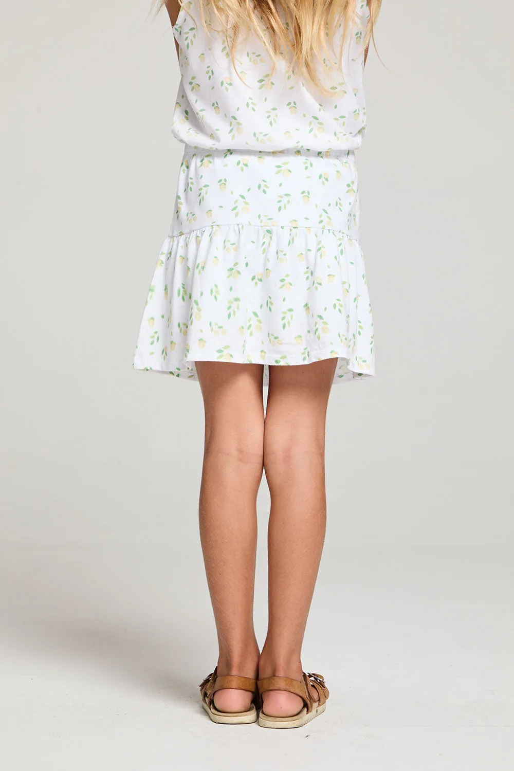 Allover Lemons Girls Skort