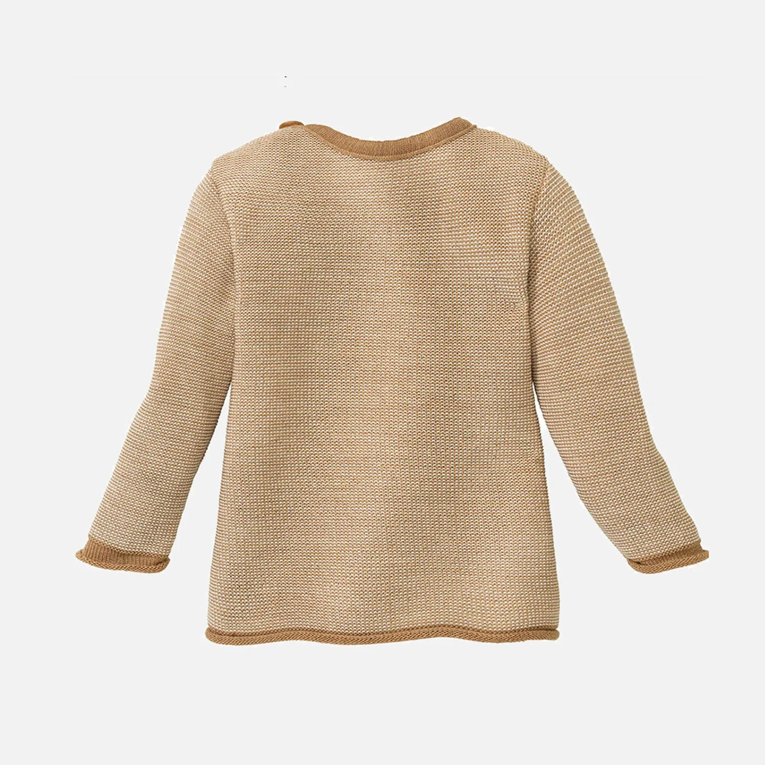 Baby & Kids Merino Wool Jumper - Caramel/Natural
