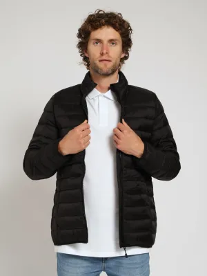 Basic Puffer Jacket - Black