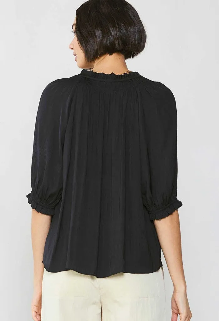 Bella Blouse-Black