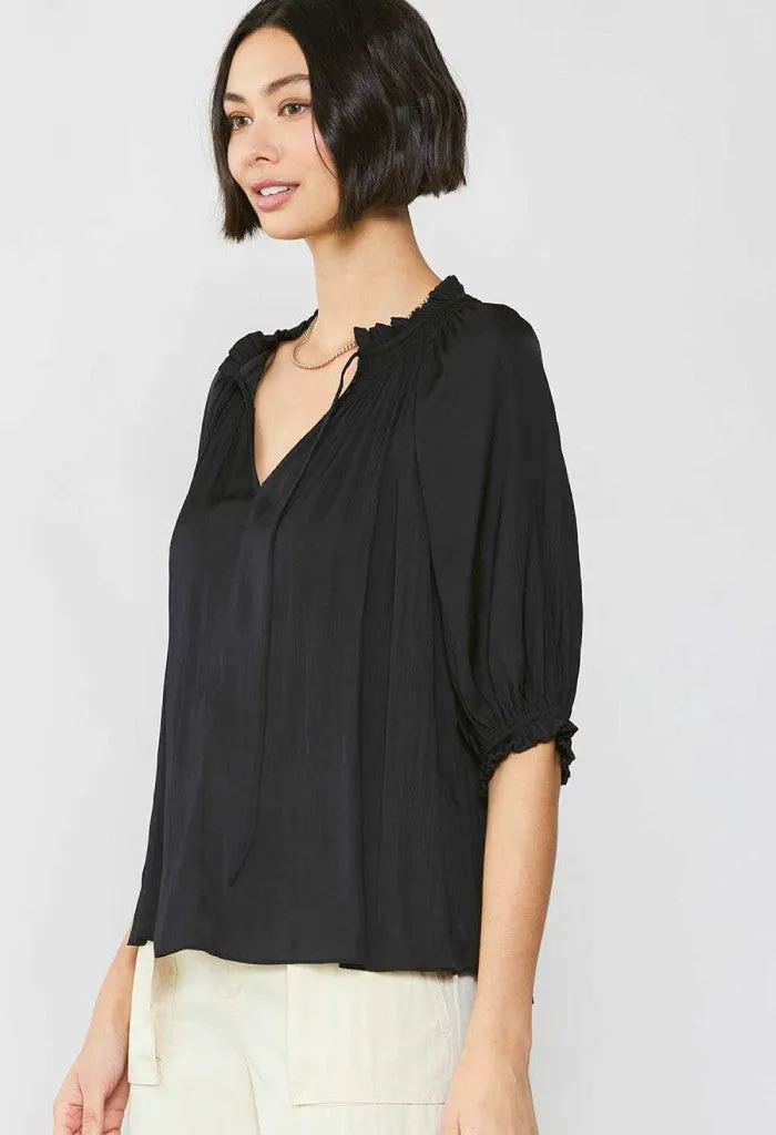 Bella Blouse-Black