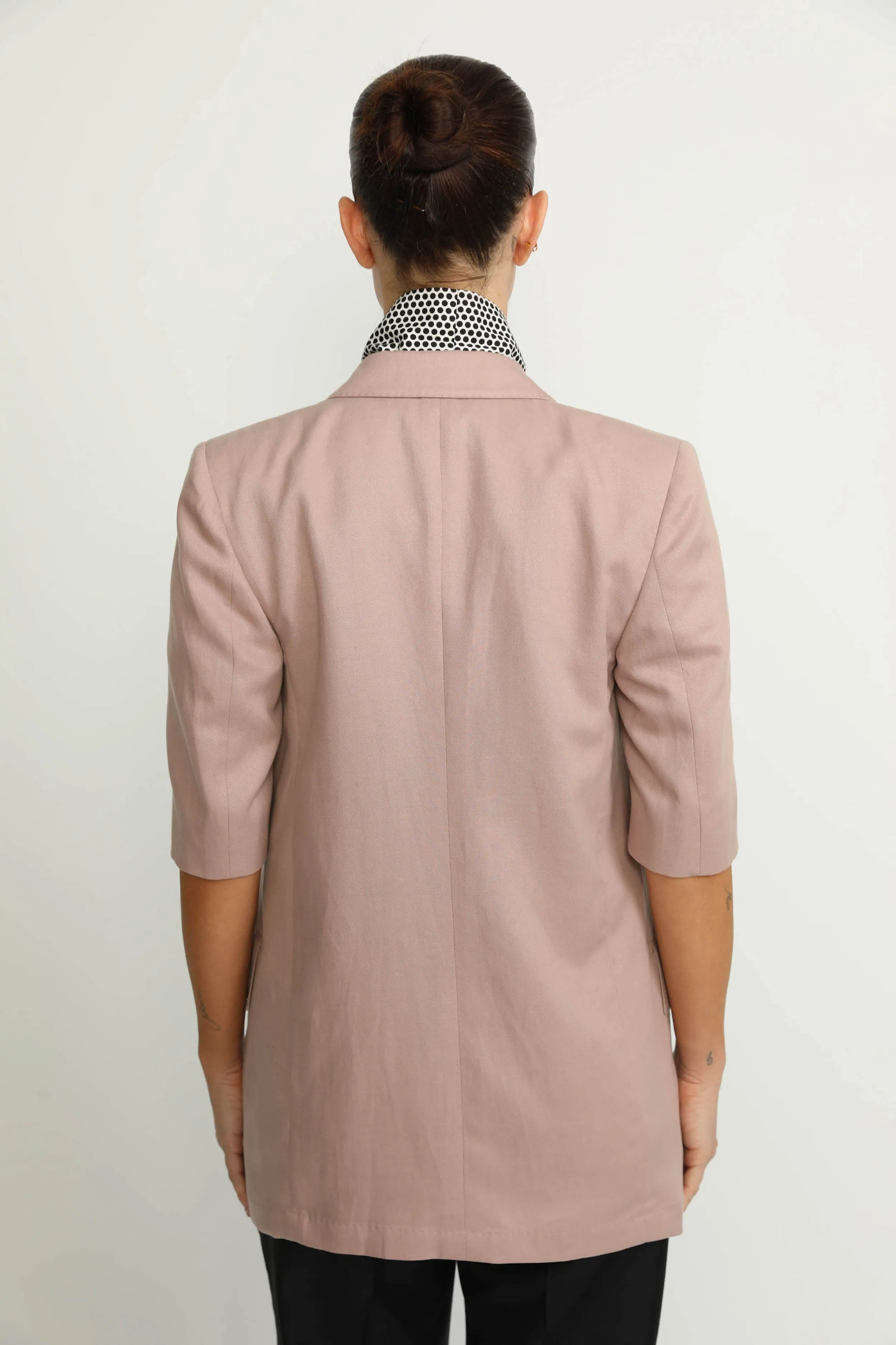 Bern Jacket - Bern Powder Pink Double Breasted Jacket