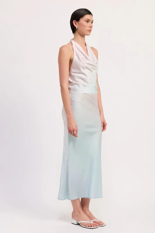 BIAS HALTER NECK TOP