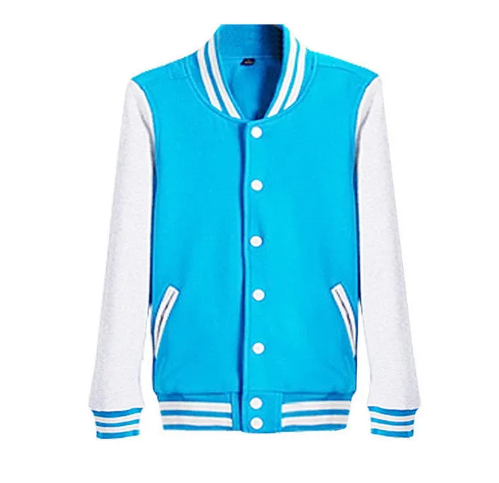 Brand Clothing Baseball Jacket Men Sweatshirt College Sportswear Jackets Casual Slim Fit Jacket Mens Clothing 10 Colors
