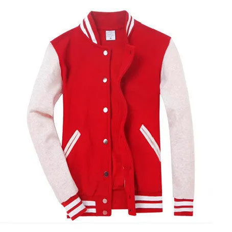 Brand Clothing Baseball Jacket Men Sweatshirt College Sportswear Jackets Casual Slim Fit Jacket Mens Clothing 10 Colors