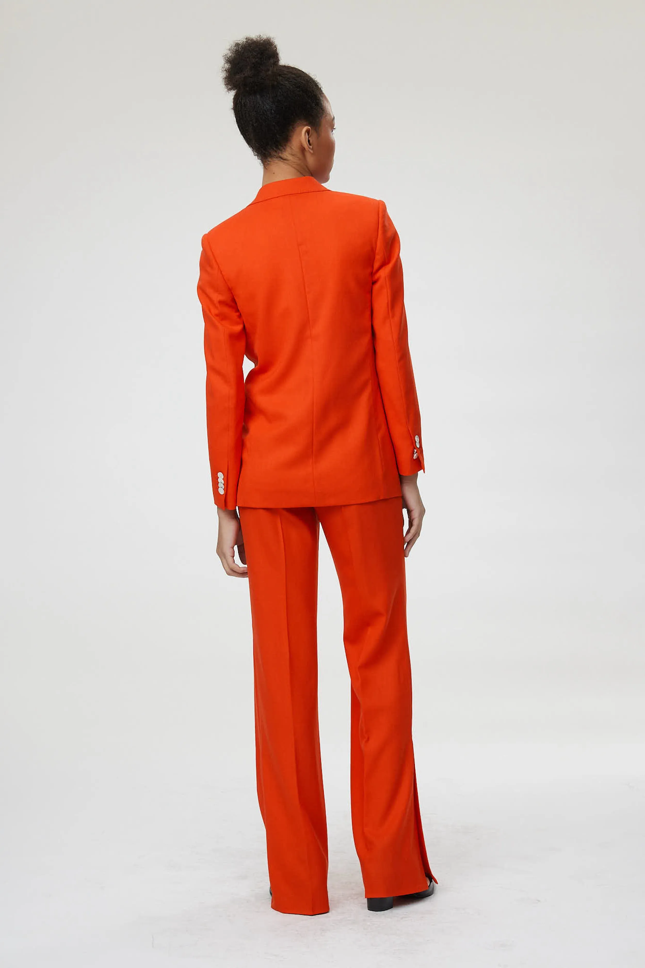 Bristol jacket - Classic double breasted suit jacket in poppy red