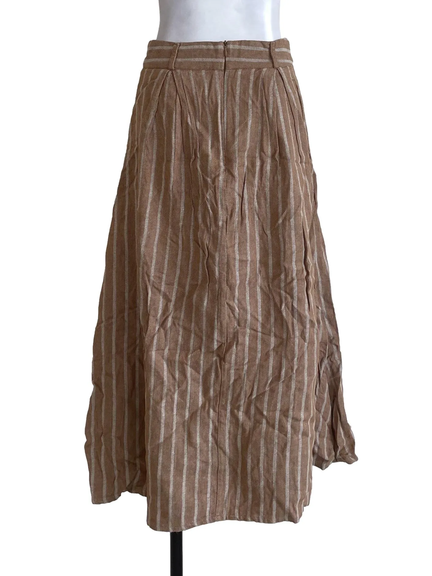 Brown Striped Skirt TEM