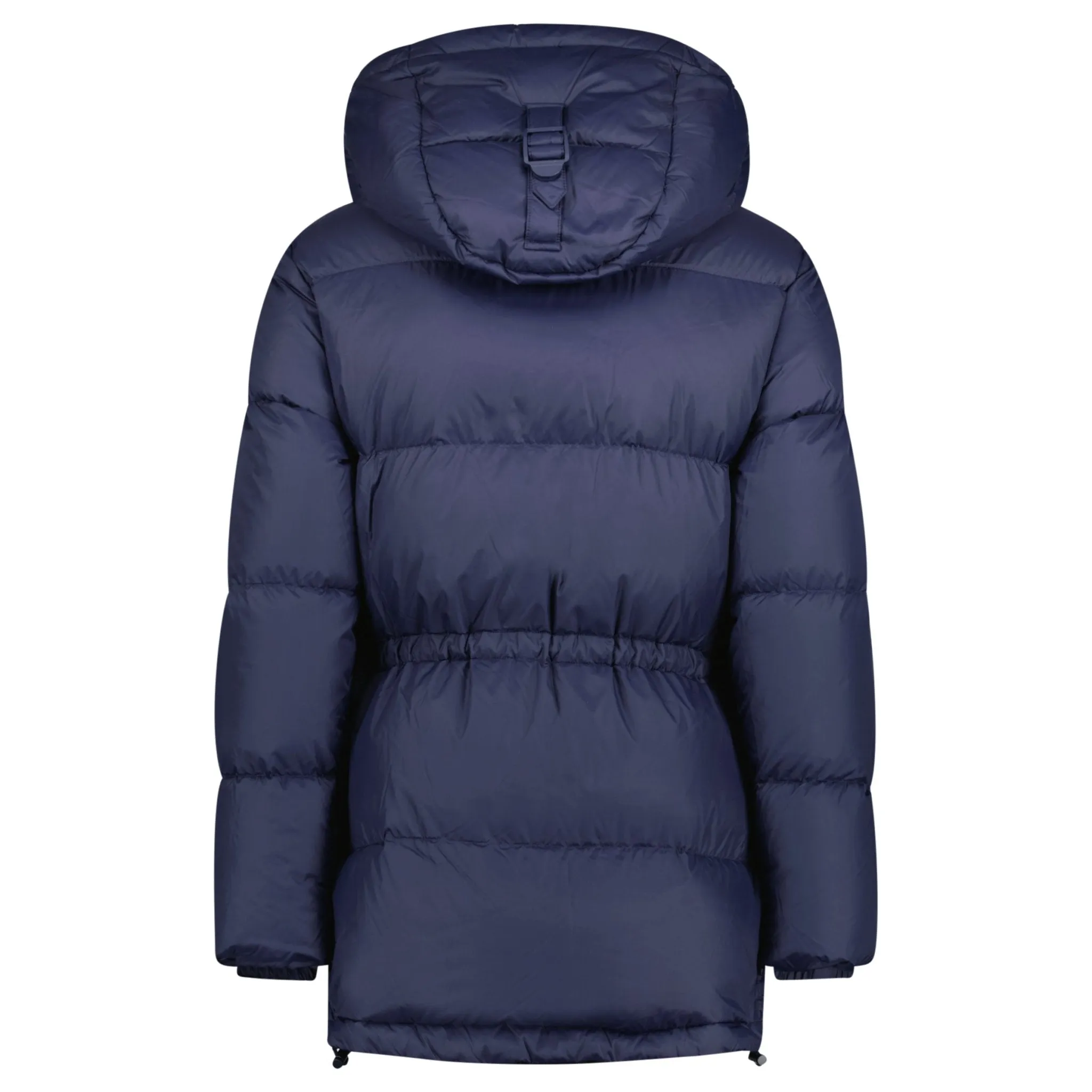 BURBERRY HAWORTH MID LENGTH PUFFER JACKET NAVY BLUE