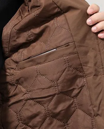 Casual Padded Puffer Jacket for Men Perfect for Rainy Weather