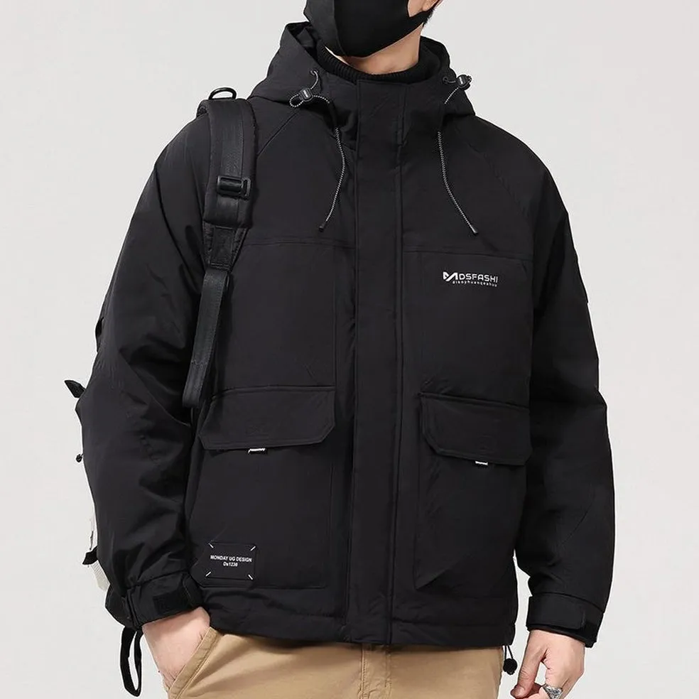 Casual Padded Puffer Jacket for Men Perfect for Rainy Weather