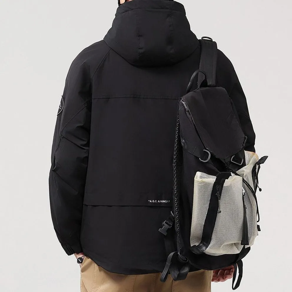 Casual Padded Puffer Jacket for Men Perfect for Rainy Weather