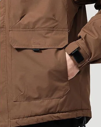 Casual Padded Puffer Jacket for Men Perfect for Rainy Weather