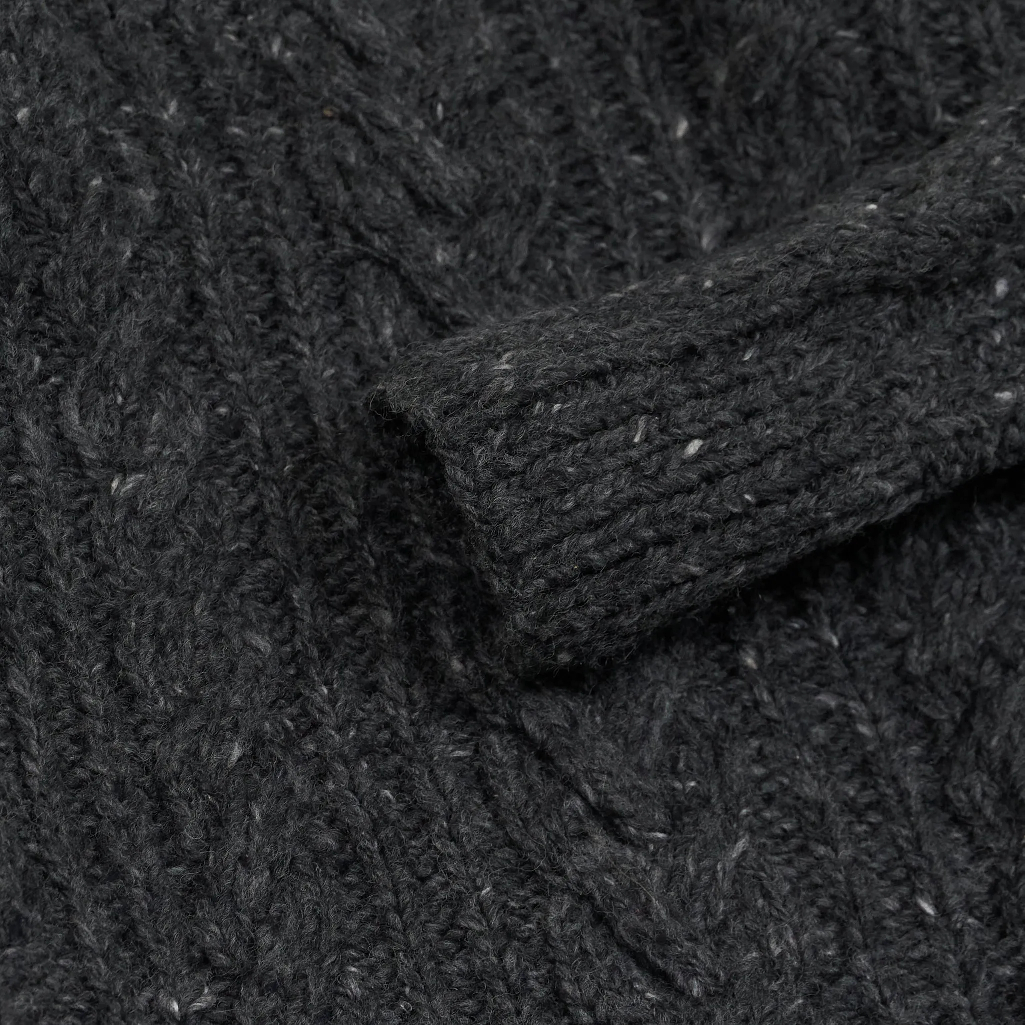 Chamula Cable Knit Fisherman Crew Neck Pullover