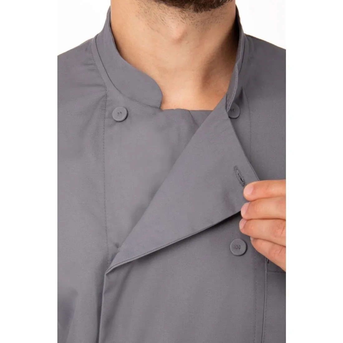 Chef Works Unisex Chef Jacket Grey XL