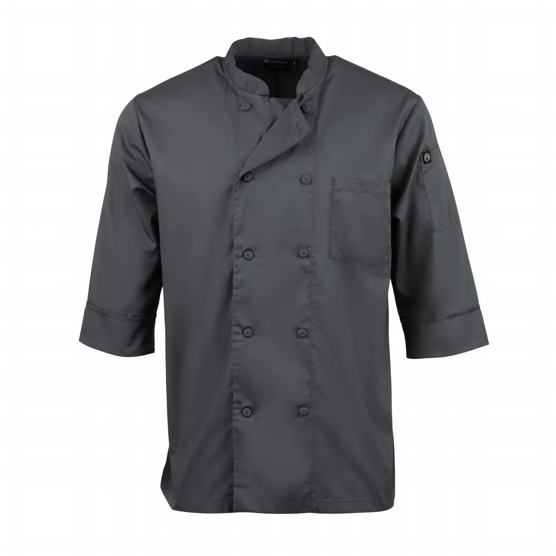 Chef Works Unisex Chef Jacket Grey XL