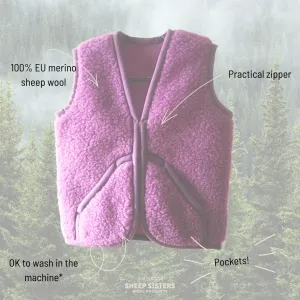 Children Nimbus Wool Vest Lila