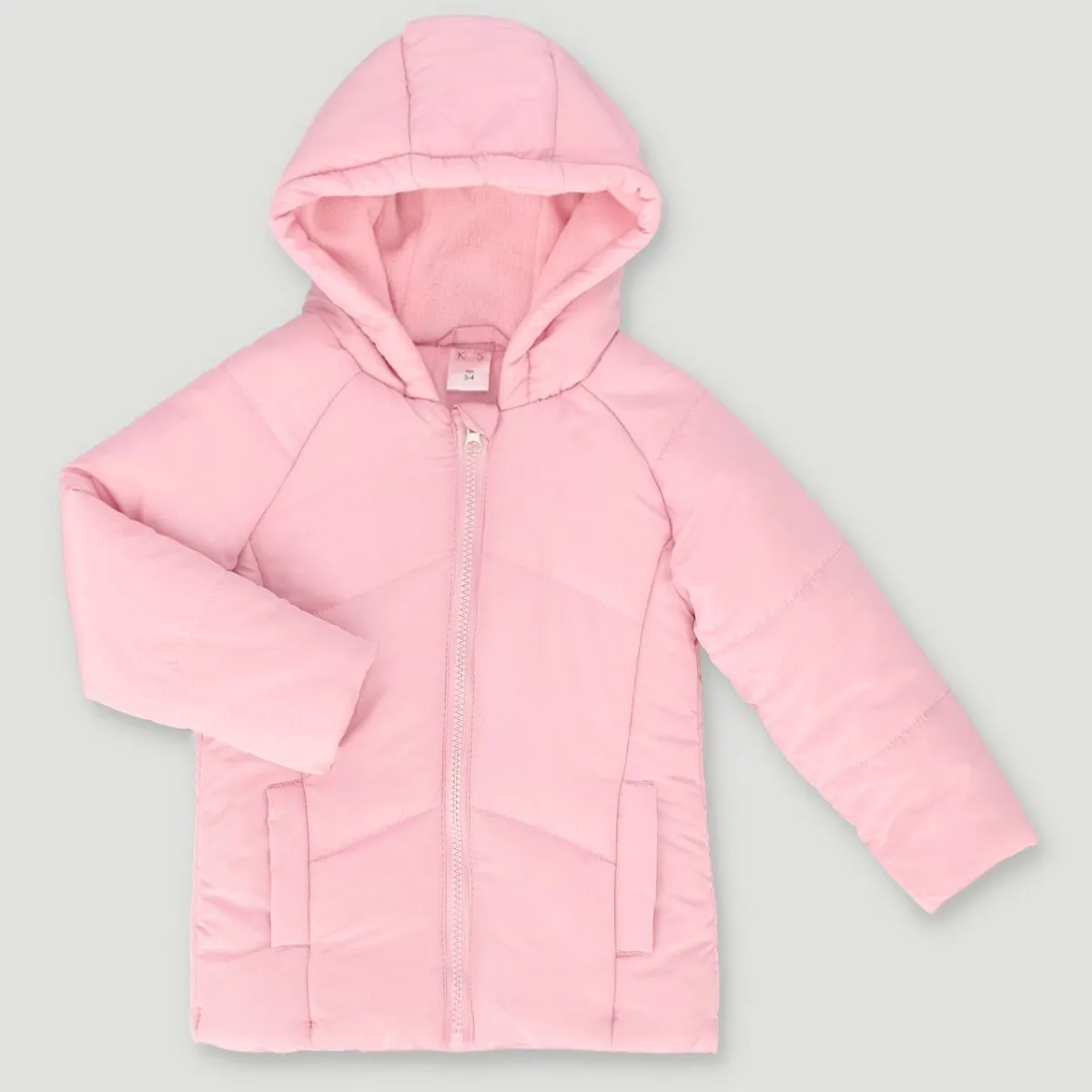 Core Puffer Jacket - Pink