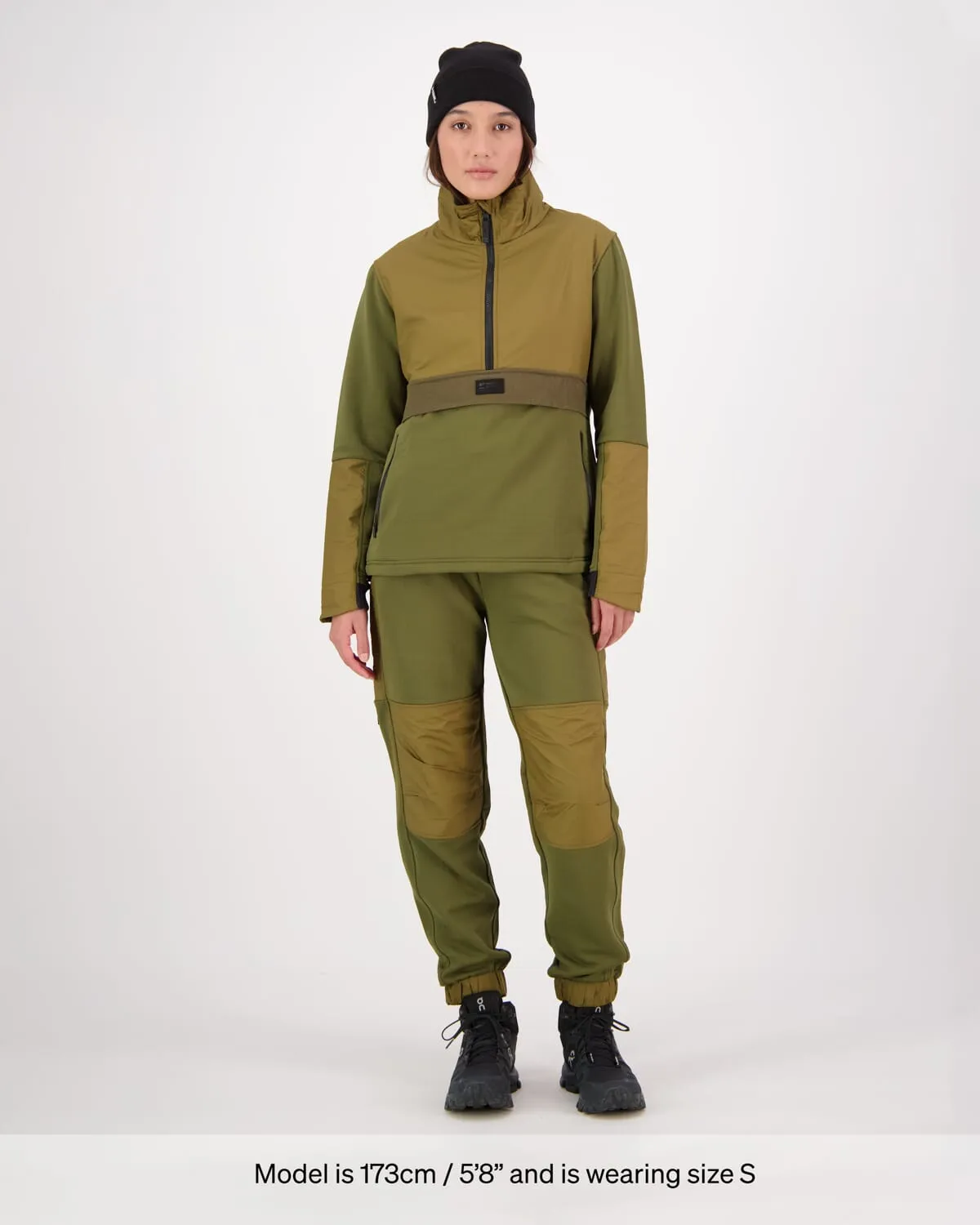 Decade Merino Fleece Pullover - Forest Floor