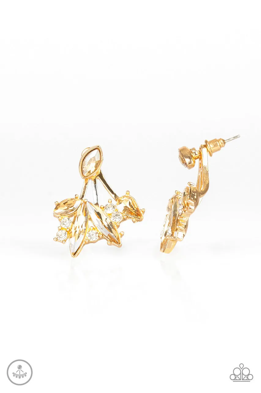 Deco Dynamite Gold Paparazzi Earrings