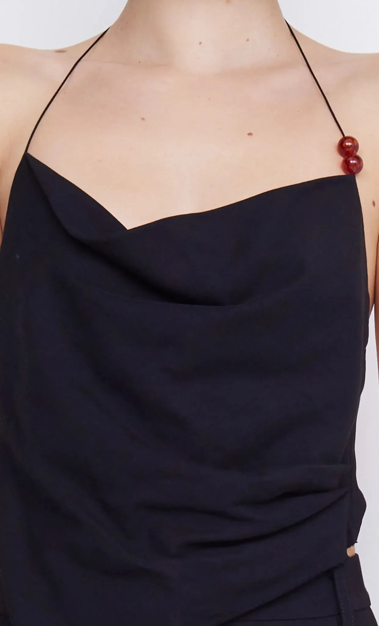 Desiree Halter Top - Black