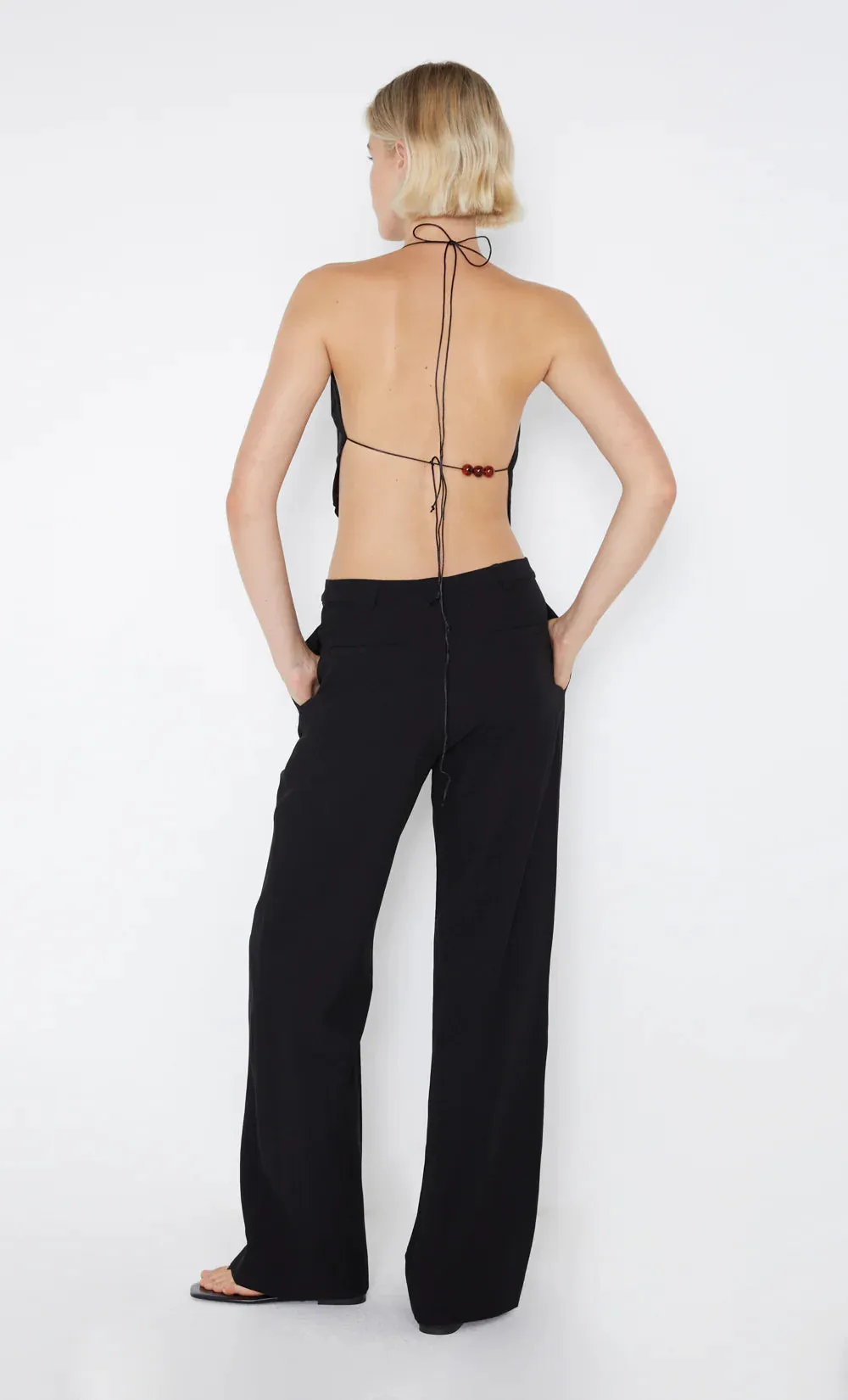 Desiree Halter Top - Black
