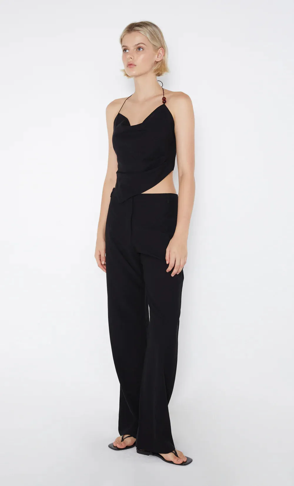 Desiree Halter Top - Black