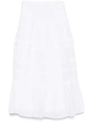 Diya long cotton skirt