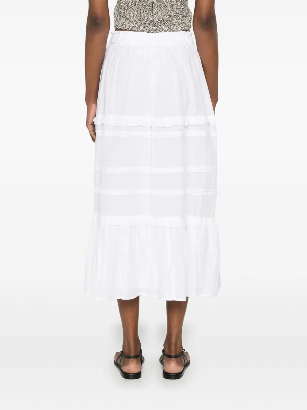 Diya long cotton skirt