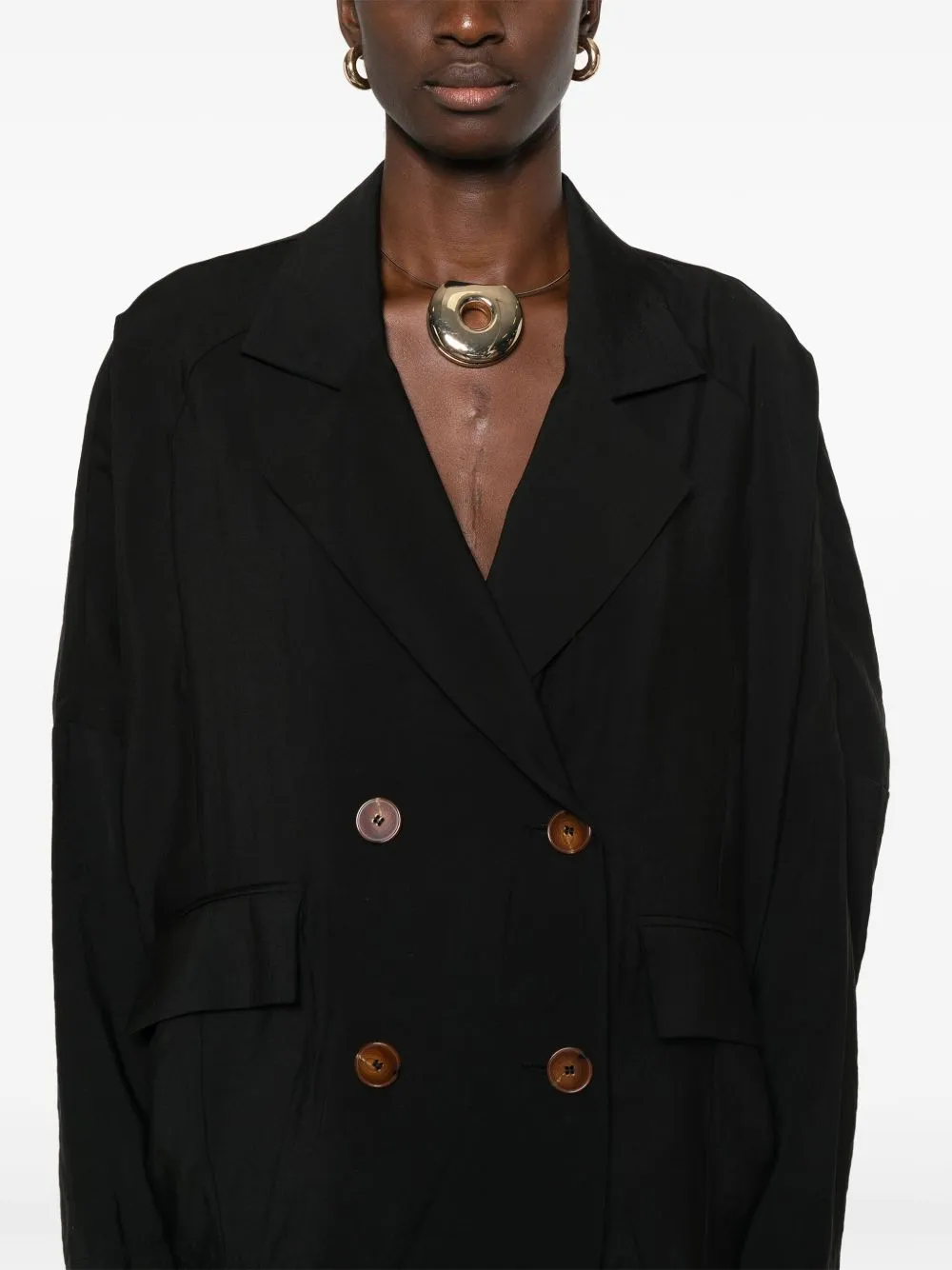 Double-breasted blazer jacket