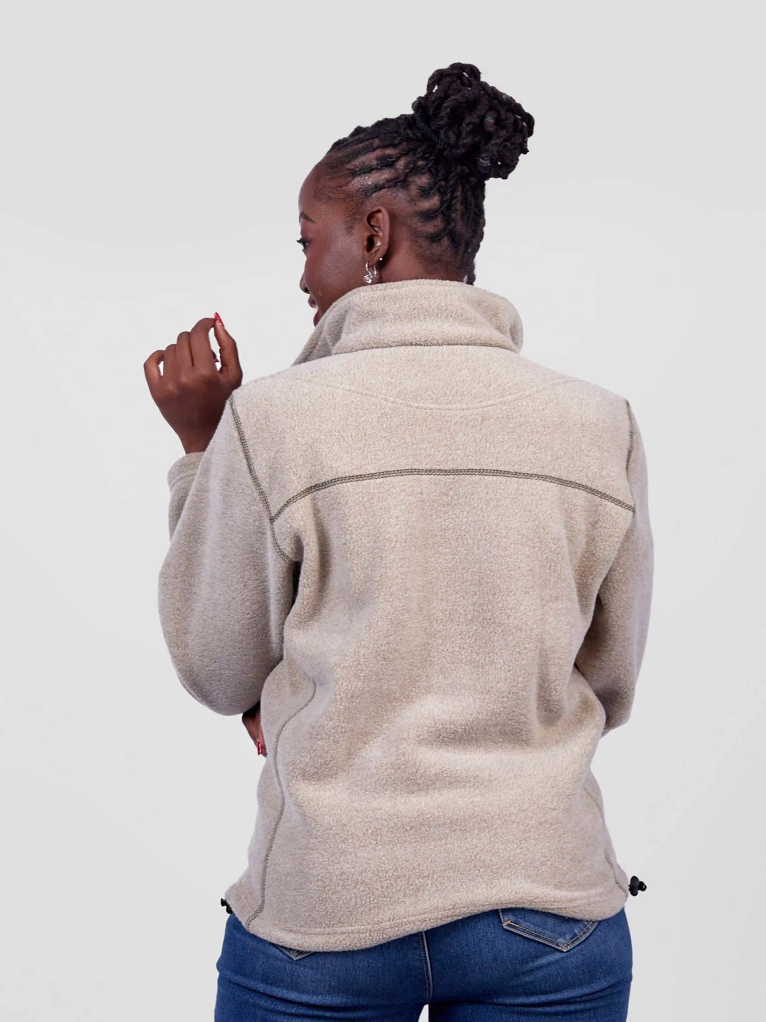 Double/Polar Overlock Style Long Sleeve Jkt