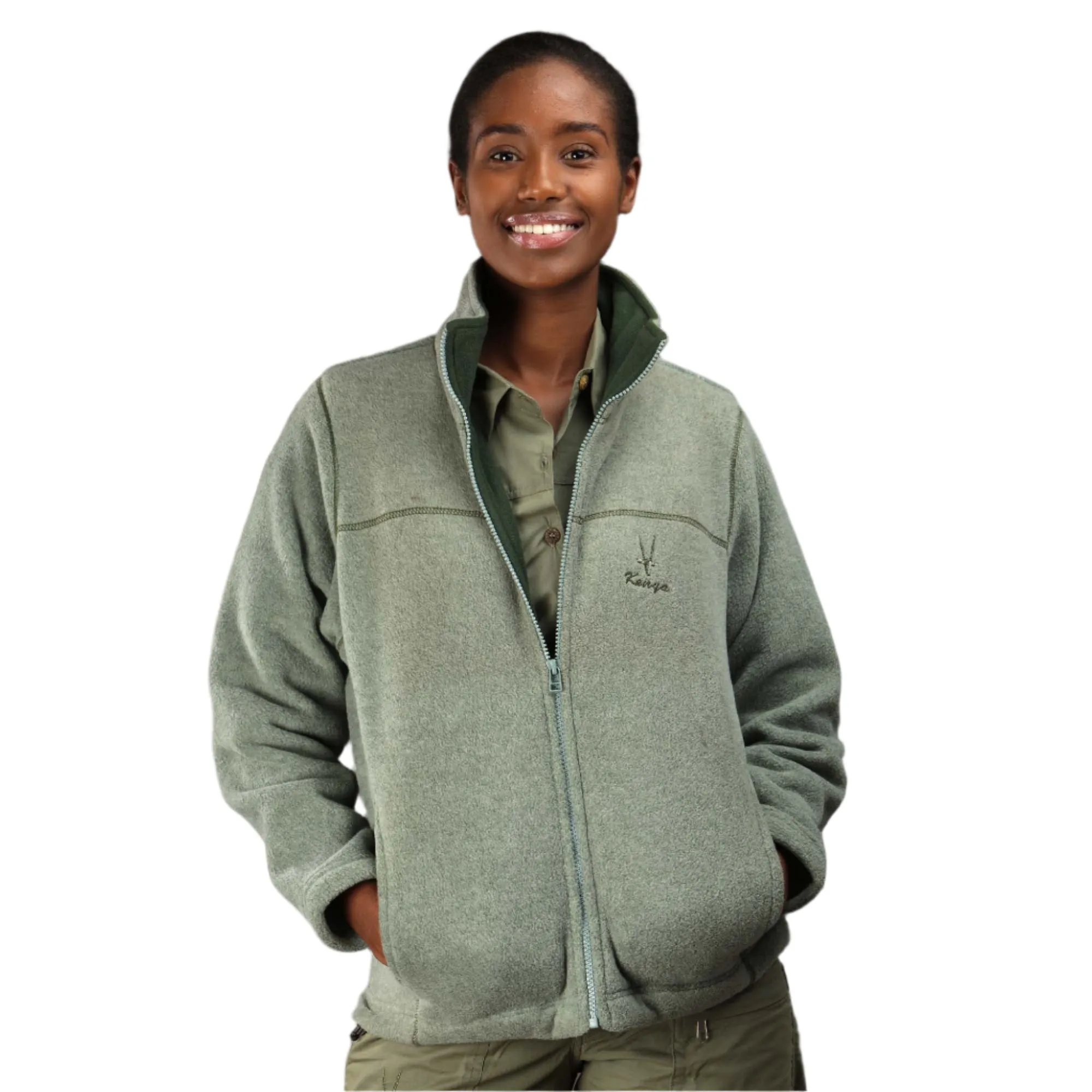 Double/Polar Overlock Style Long Sleeve Jkt