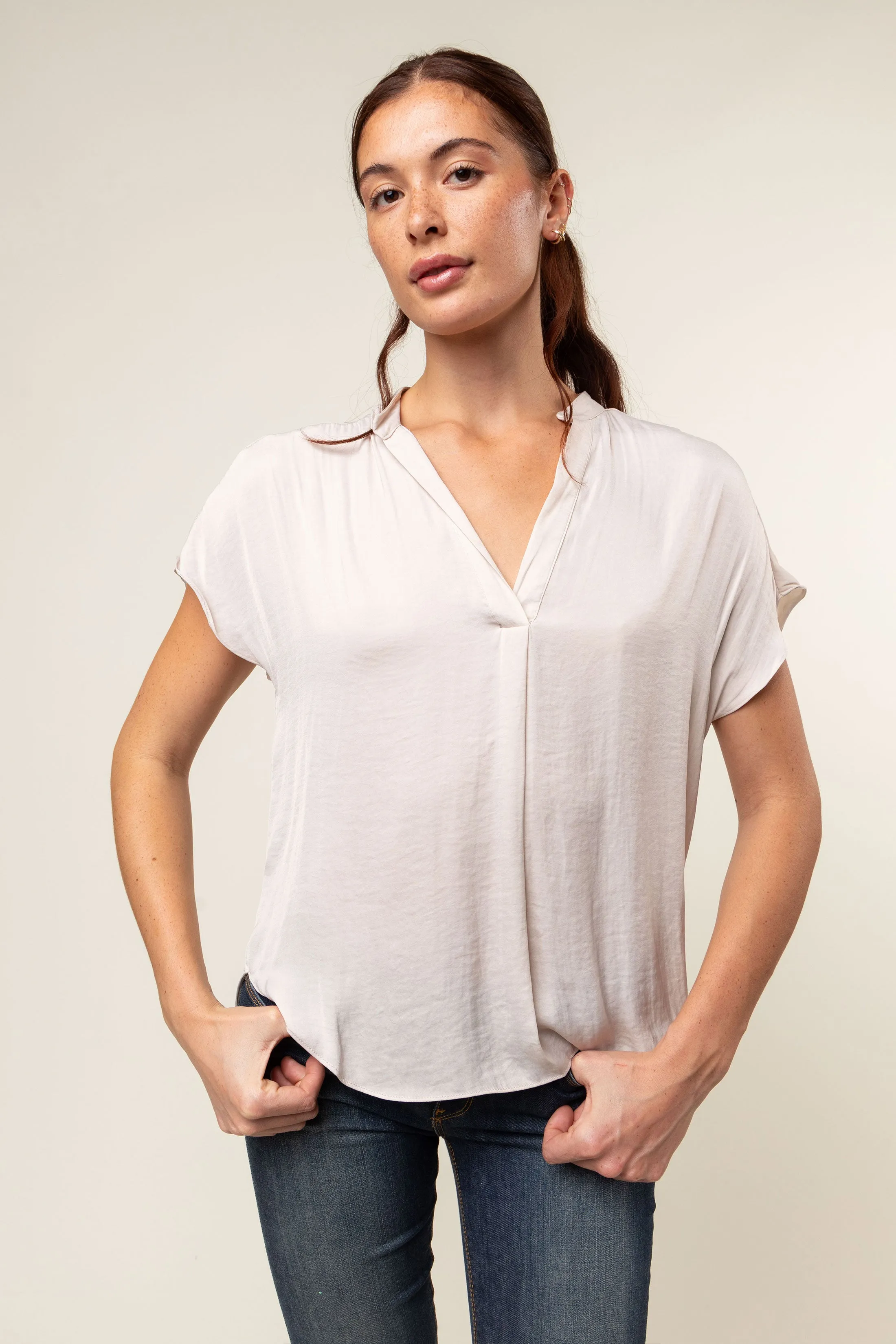 Drop Shoulder Blouse