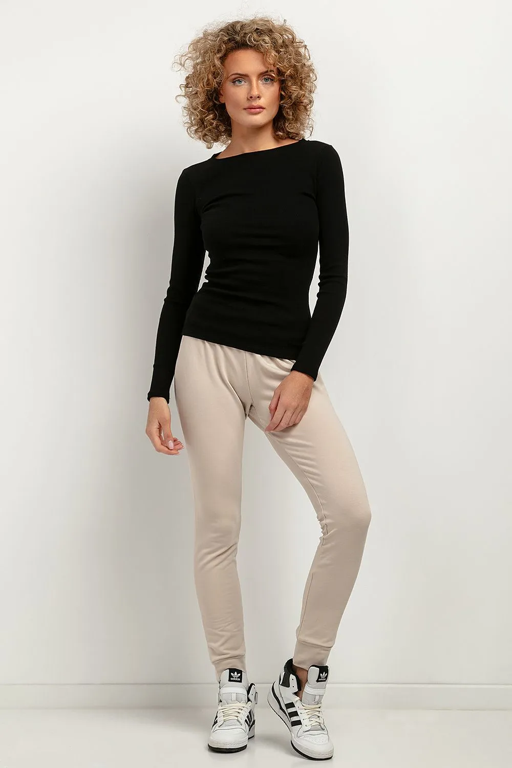 Elegant Boat Neck Fitted Blouse