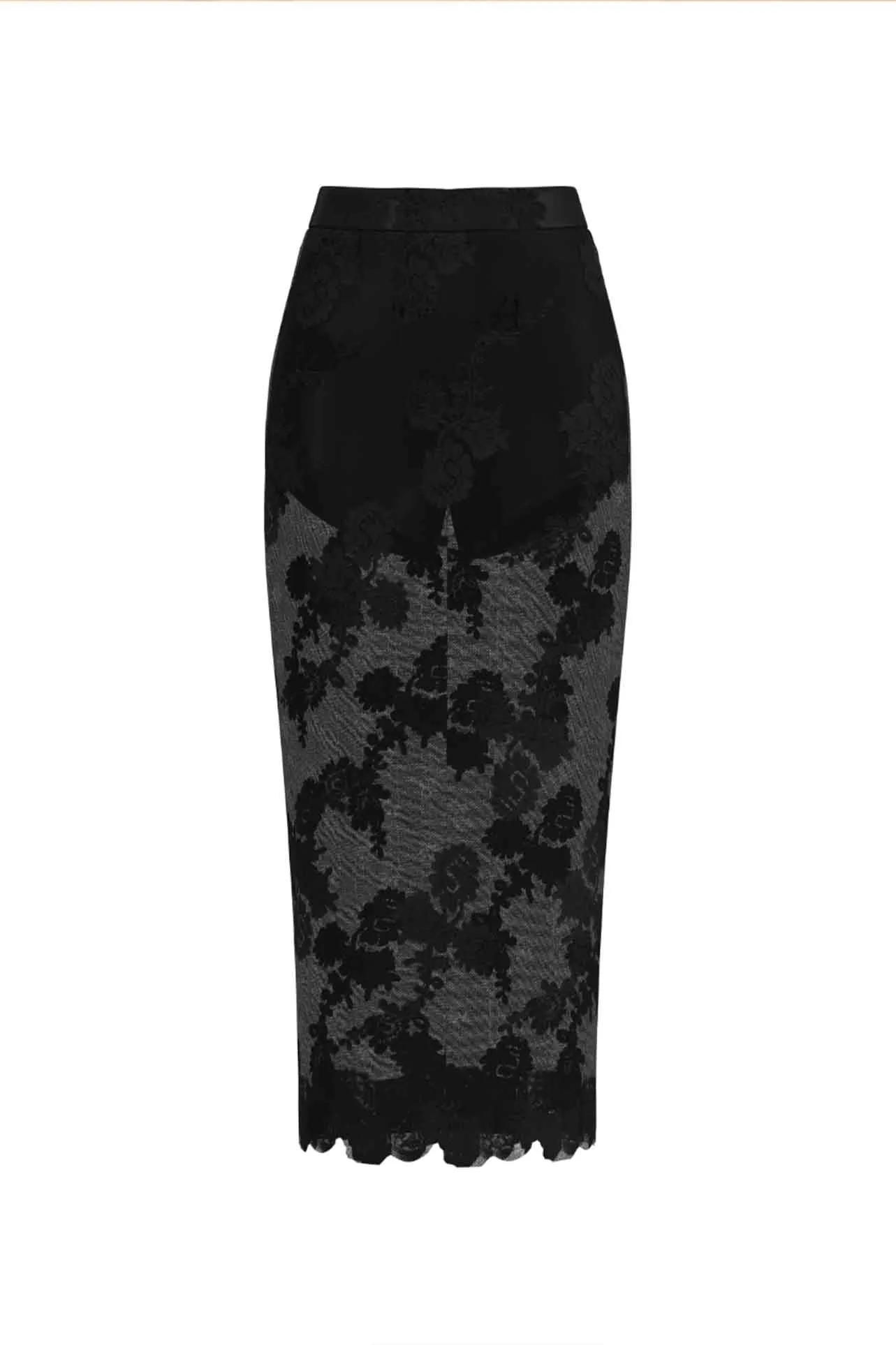 EMBROIDERED LACE SKRIT