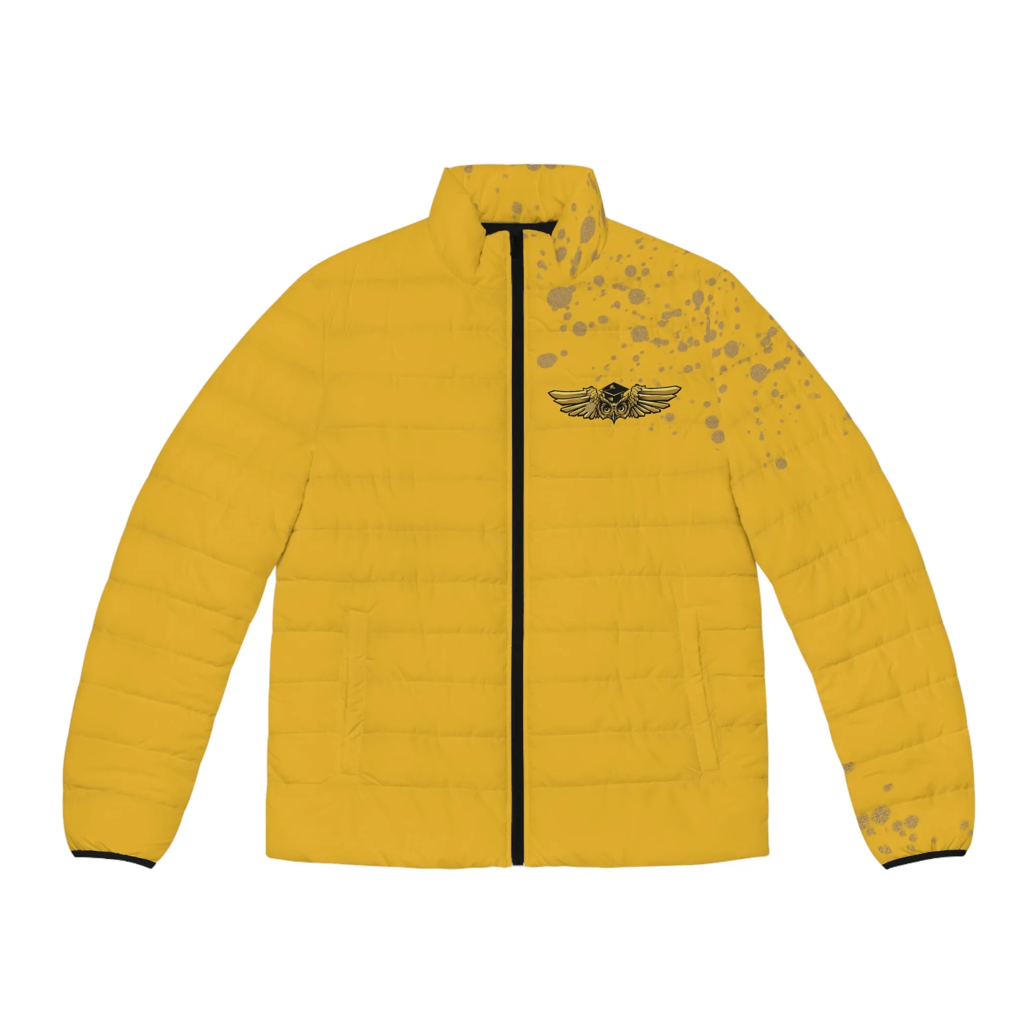FLY AVIATOR PUFFER JACKET (GOLD)
