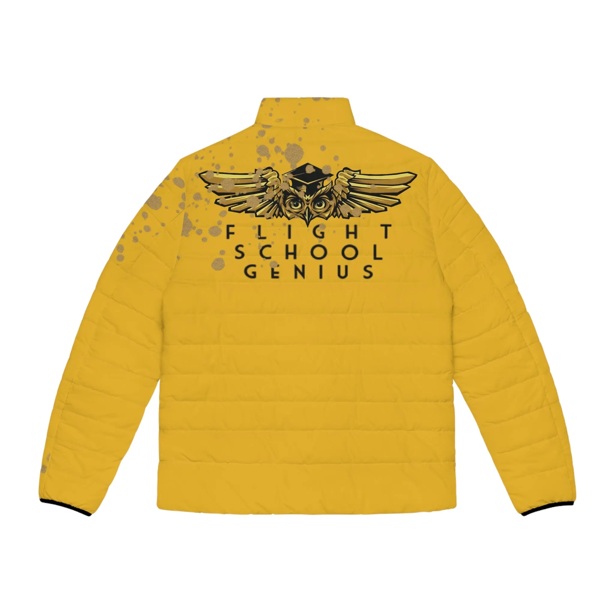 FLY AVIATOR PUFFER JACKET (GOLD)